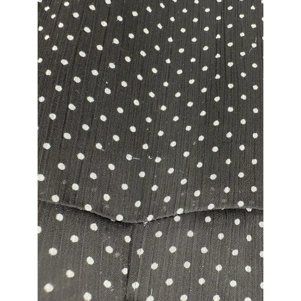 Sagharbor Womens Black Maxi Dress Size XL‎ Dainty Fairy Y2K Polka Dot Coquette - Image 6
