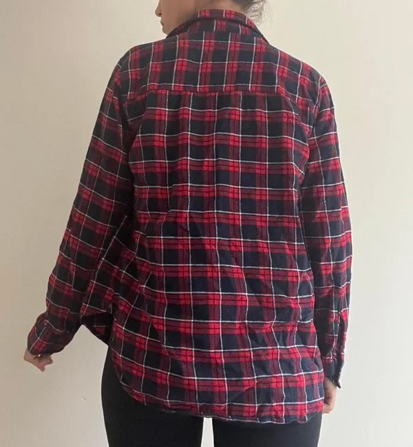 Hollister Red Flannel  Large - Image 2
