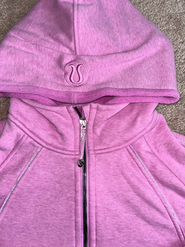 Lululemon Scuba Oversized Half-Zip Hoodie *Plush Heathered Dahlia Mauve - Image 5