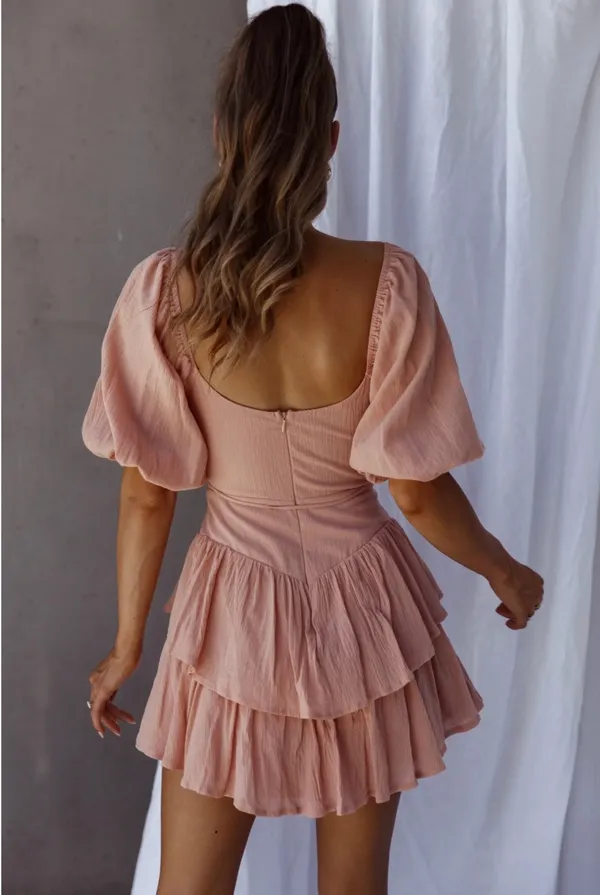 Selfie Leslie Layered Mini Dress - Image 2