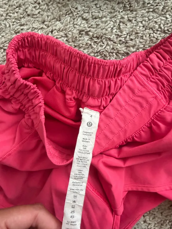 Pink Lululemon Shorts - Image 2