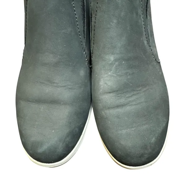Olukai Hawaiiloa Manu‎ Hope Shoes Womens Size 8 Gray Leather Slip On Boots - Image 2