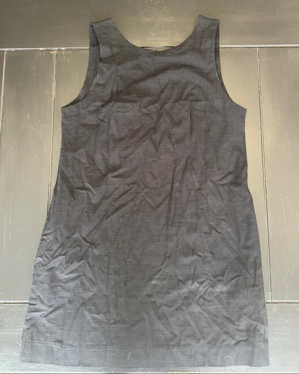 Amazon Black Linen Mini Dress - Image 4
