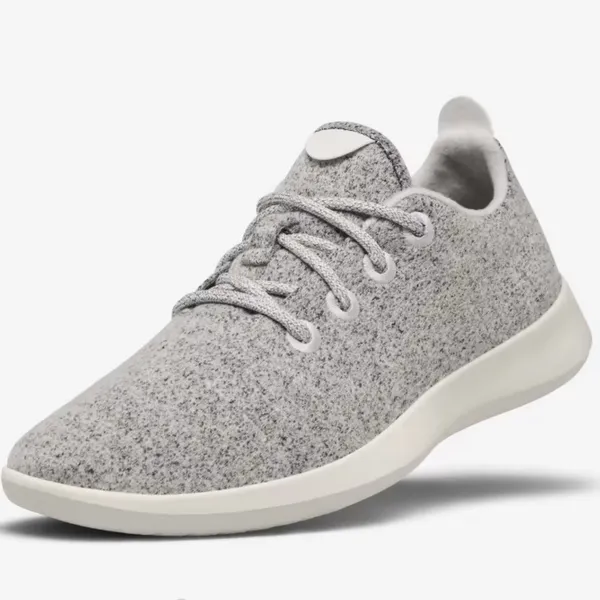 Allbirds Wool Runners Sneakers in Dapple Grey (Cream Sole)‎ Size 10 - Image 8