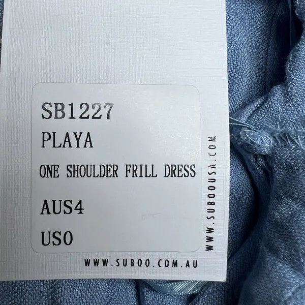 Suboo One Shoulder Frill‎ Dress in Playa Size 4 Revolve - Image 6