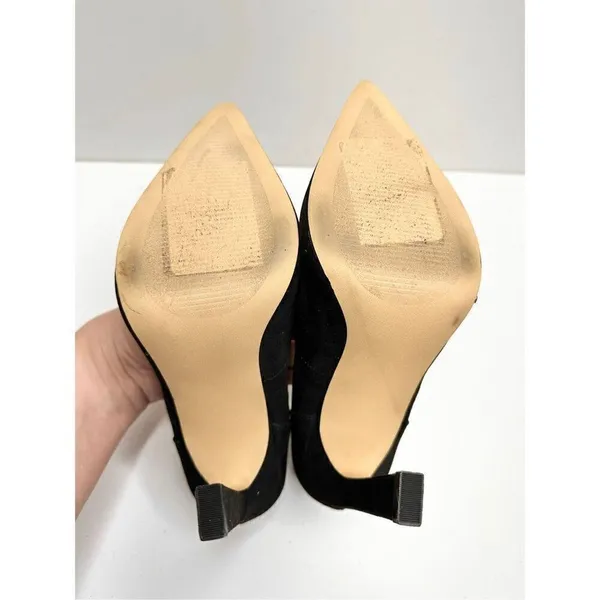 Abound Black Faux Suede Pointed Toe Pumps‎ Heels Size 5.5M - Image 12