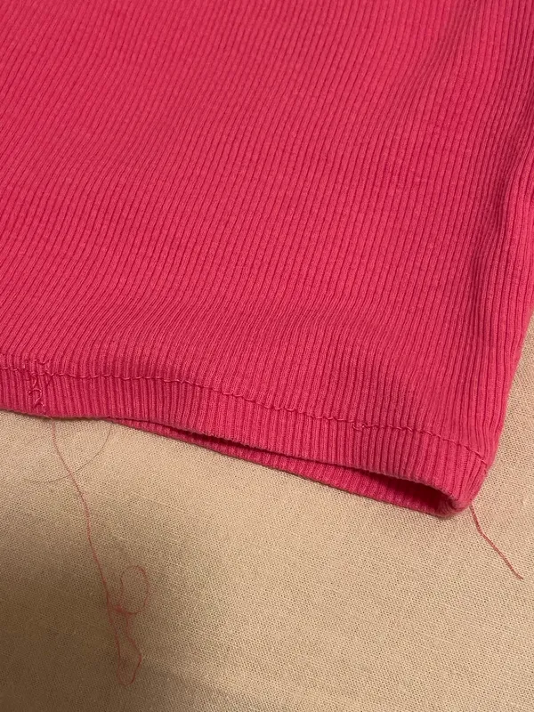 Pink Tank ZARA Ribbed Light Top - Image 6