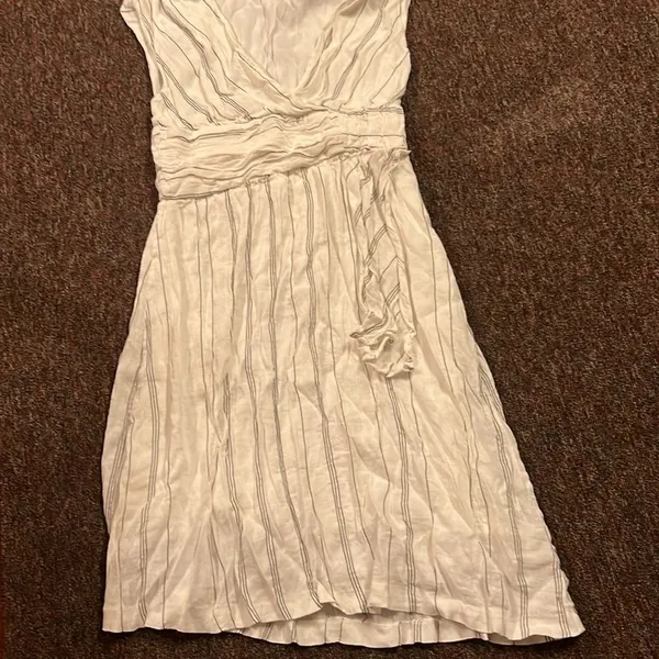 Zara white stripe dress smal‎ - Image 4