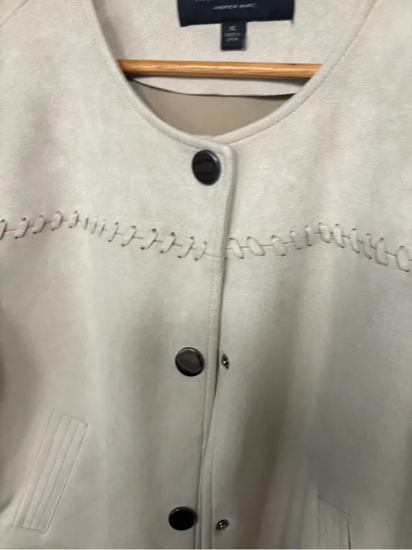 Marc New York tan suede jacket size xl - Image 3