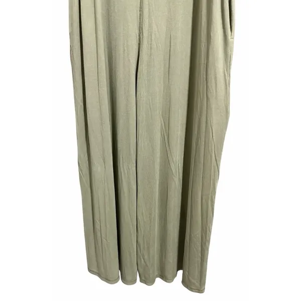 Imbodhi Sonnet‎ Ribbed Jumpsuit Green Women's Size Medium - Image 6