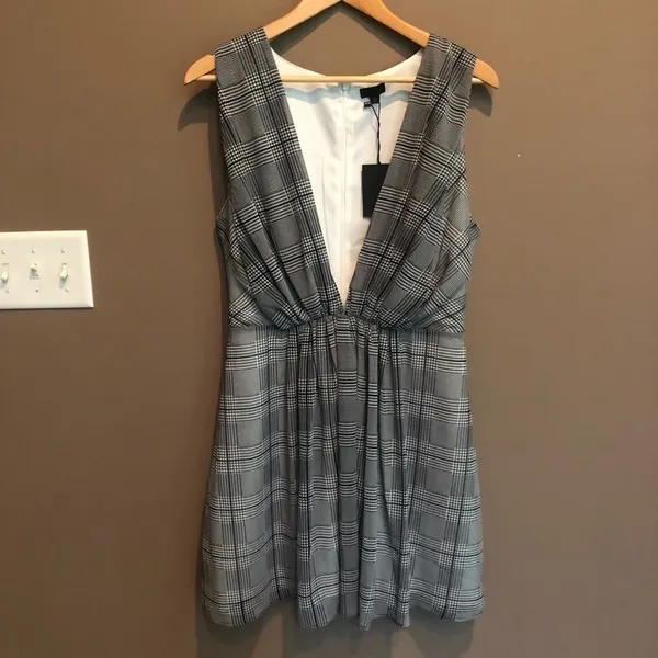 NWT NBD x‎ Revolve Plaid Jennifer Mini Dress M - Image 2