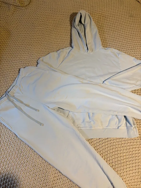 skims french terry hoodie and sweat pants - Image 2