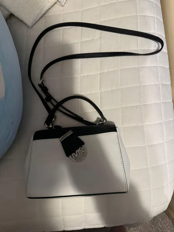 Michael Kors Black and White  Purse - Image 3