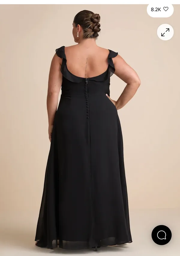 Lulus Dress Black - Image 2