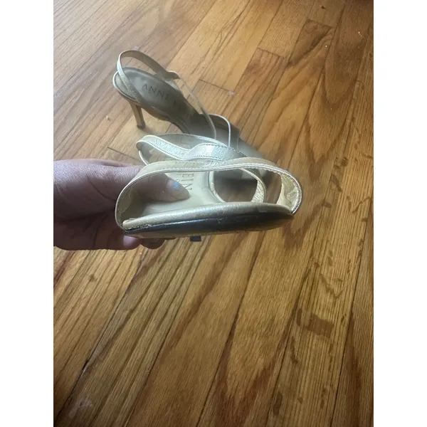 Anne Klein Gold Slingback Low Heel Dress Shoes Women’s Size 6 Classic - Image 3