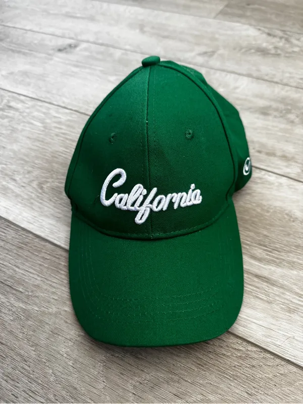 SHEIN Kids Dark Green Baseball Cap with White "California" Embroidery - Image 5
