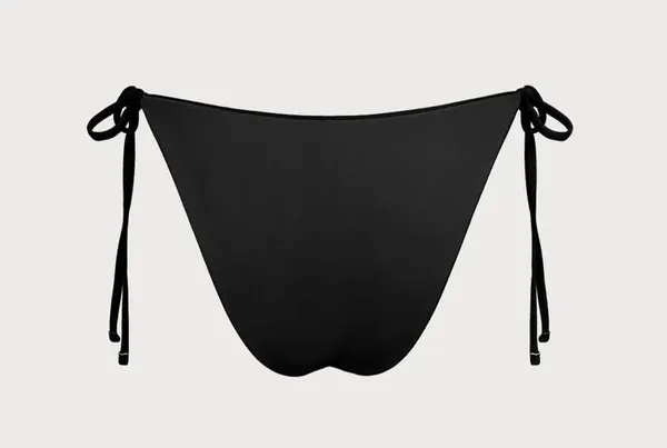 BERLOOK ECONYL® Black Tie Bikini Bottom ONLY 02 - Image 8