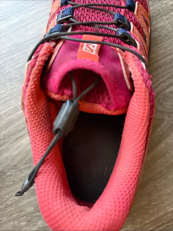 Salomon XA Pro J Women's Trail Running Shoes Size 2 US Red,melon,purple - Image 11