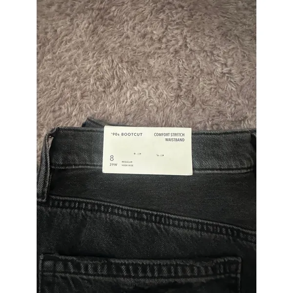 American Eagle Bootcut Jeans Black Size 8 - Image 7