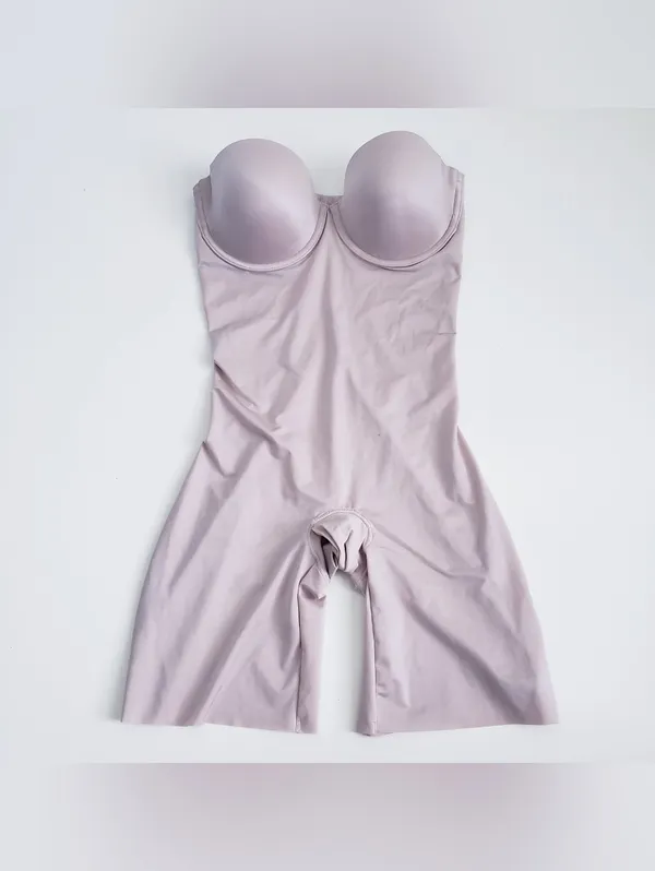 Spanx Shape Suit Your Fancy Strapless Cupped Mid Thigh Shaper - Image 2