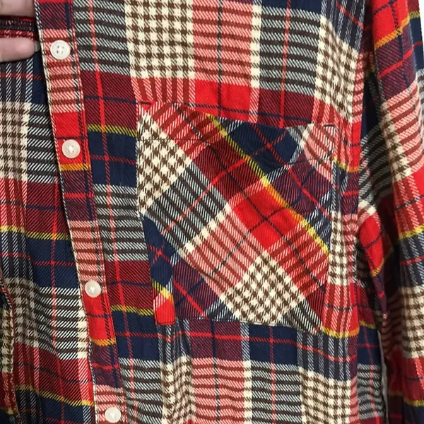 AERIE Flannel Sleepwear Shirt Size Medium NWT - Image 3