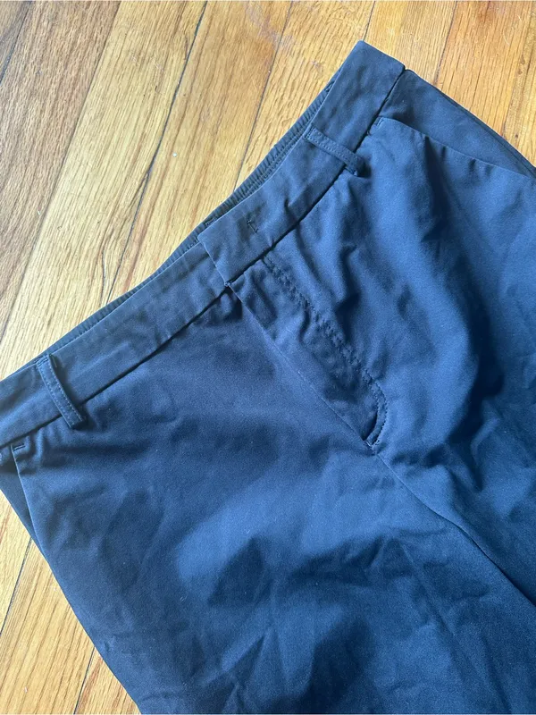 Halara High Waisted Wide Leg Pants Zipper Pockets Elastic Back M - Image 4