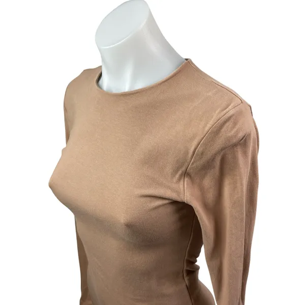 Abercrombie & Fitch Soft Matte Seamless Long Sleeve Crew Neck Bodysuit Top Sz S - Image 2