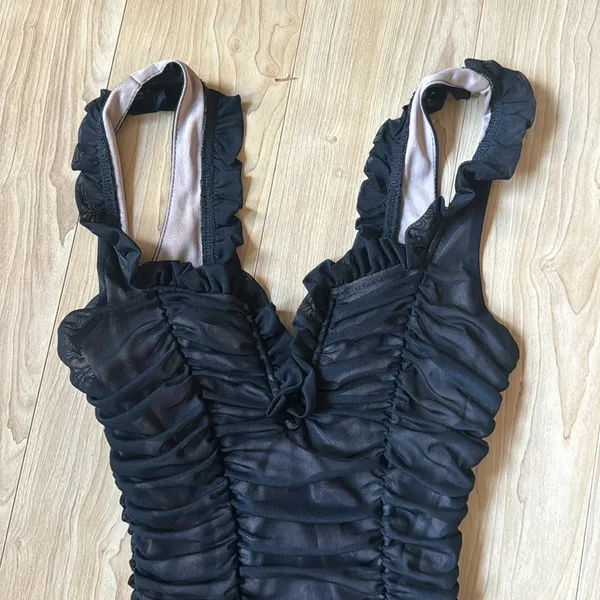 TIGER MIST BLACK DRESS - Image 2