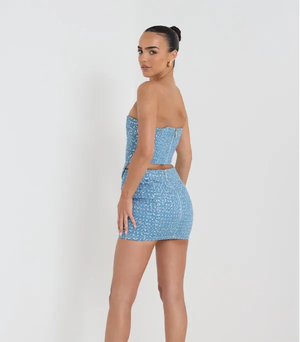 Wanderdoll Sparkle Denim Set - Image 4