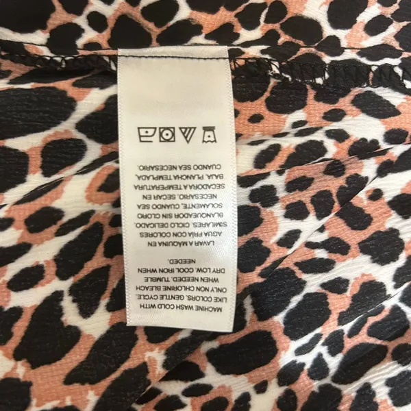 Y2K Scoop Women Leopard Cropped Cami Top XL‎ Lace Trim Night Club Coquette Layer - Image 9
