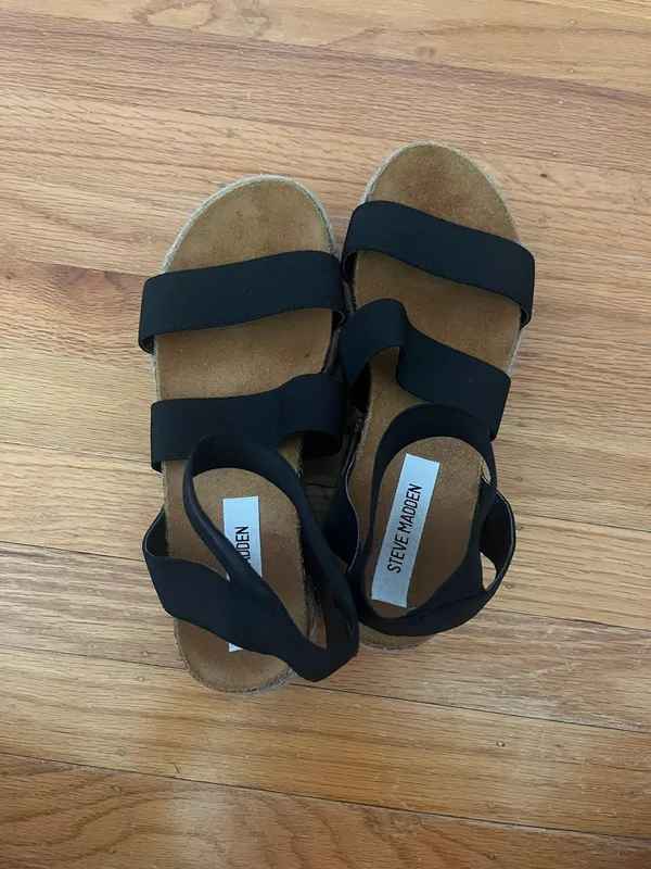 Cork Platform Sandals - Image 2