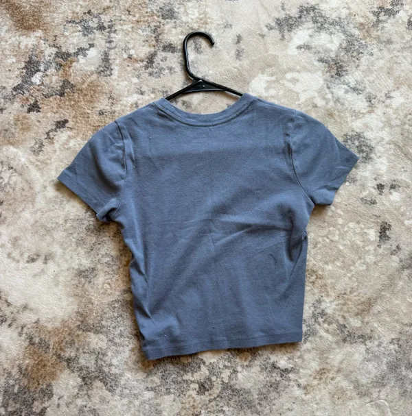 Hollister Classic Short-Sleeve Crewneck baby tee - Slate - Image 3