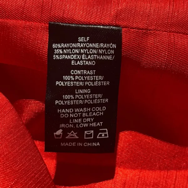 Anthropologie Sunday In Brooklyn Red Short Sleeve Babydoll Blouse Size M - Image 6