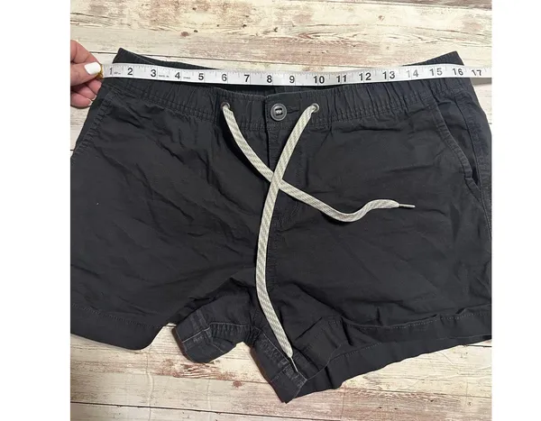 Vuori Ripstop Shorts Women's Size Medium Organic Cotton Gray Charcoal - Image 7