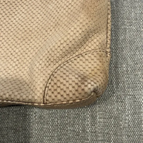 Fossil Brown Leather Crossbody Cowhide Purse Tan Brown Zipper Closure - Image 3