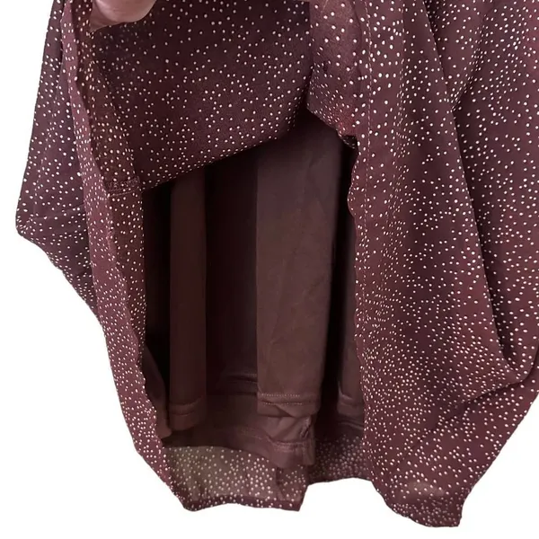 Urban Outfitters Blu Pepper Brown Polka Dot Dress Size Large - Image 6