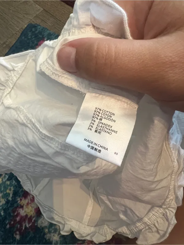 NWT Brandy Melville white Elena top small - Image 9