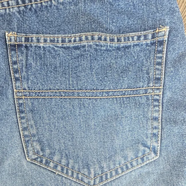 BKE Size 29 Denim High Rise Blue Jean Shorts Retro Vintage Cotton Button Fly - Image 6