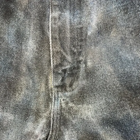 Wrangler Festival Jean Shorts Size 34" Cutoff Hand Painted Bleach Dyed‎ Cotton - Image 8