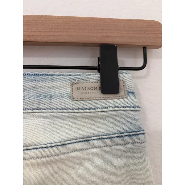 Maison Scotch Sunseeker Skinny Jeans Womens Size 26 Light Wash Denim Pants - Image 9