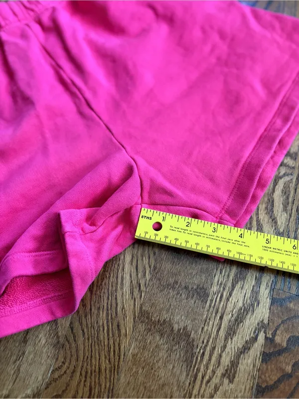 Daily Drills French Terry Sweat Shorts Hot Shot Pink XS/S - Image 8