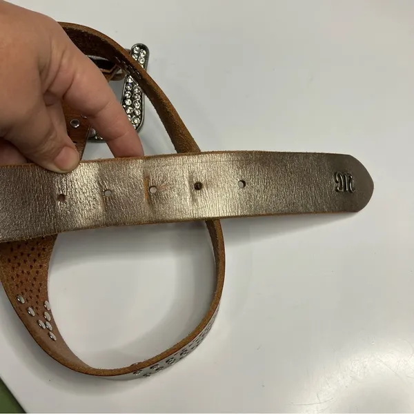 Miss Me studded leather belt size large‎ - Image 6