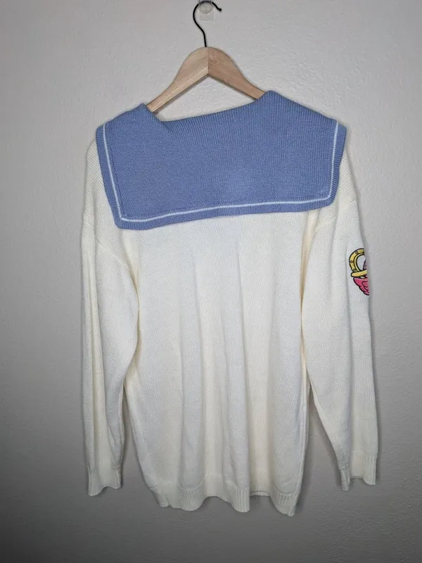 Sailor Moon Hot Topic Exclusive Button-Up Cosplay Cardigan Embroidered Med - Image 7