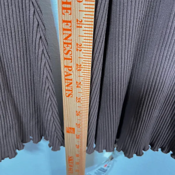 Aerie Kick-It Ribbed‎ High Waisted Super Flare Pants Size Small Pull On Lounge - Image 9