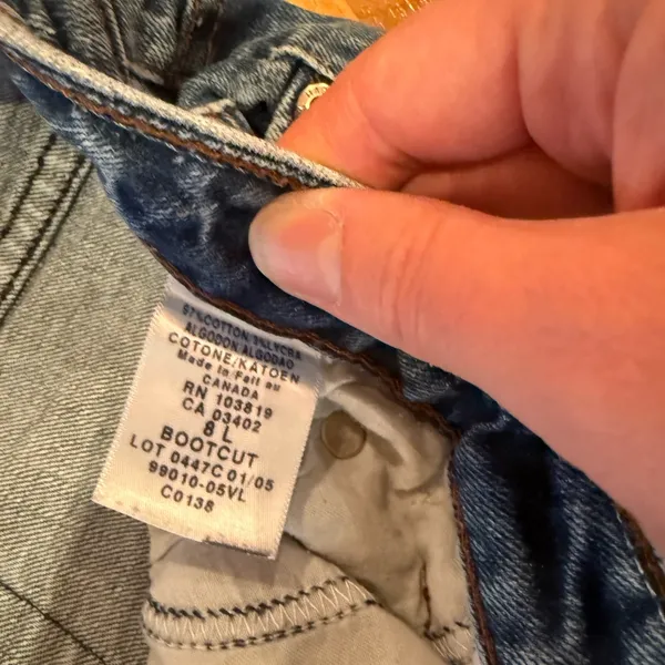 Harley‎ Davidson women’s medium wash denim size 8L - Image 4