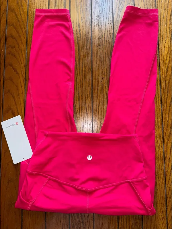 Lululemon Align With Pockets High Rise 25” Mulberry Spark Size 6 NWT - Image 2