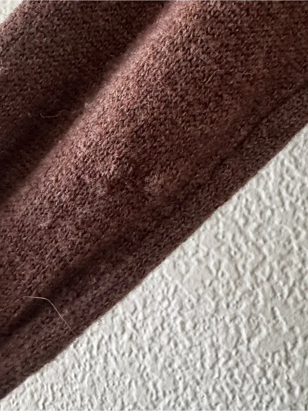 Patagonia Large Nordic Sweater Brown Coral No Belt - Image 5