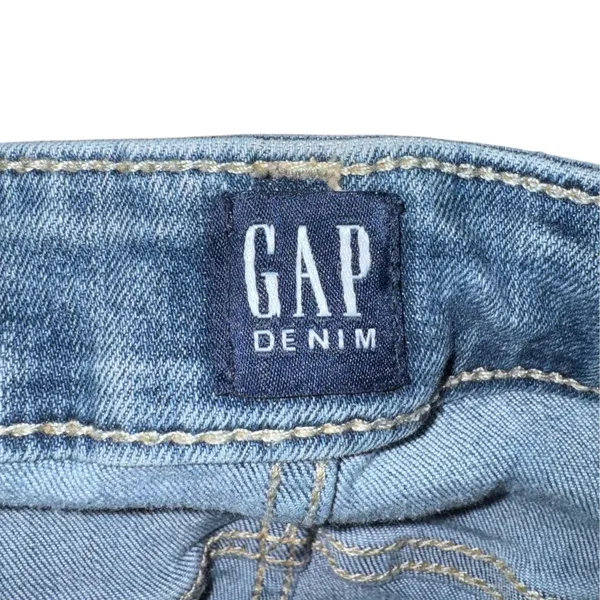 Gap Womens Jeans Curvy Skinny Leg Denim Mid-Rise Stretch Indigo Blue Size 34R - Image 7