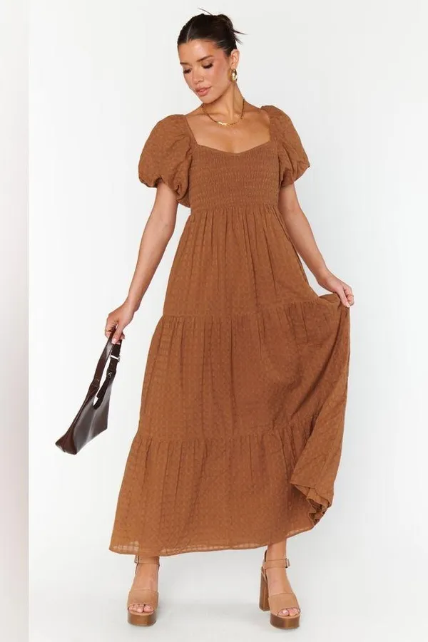 SHOW ME YOUR MUMU Joanna Maxi Dress In Brown - Image 5