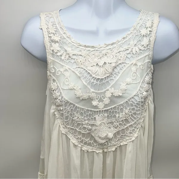 Altar'd State Cream Lace Blouse - Image 2